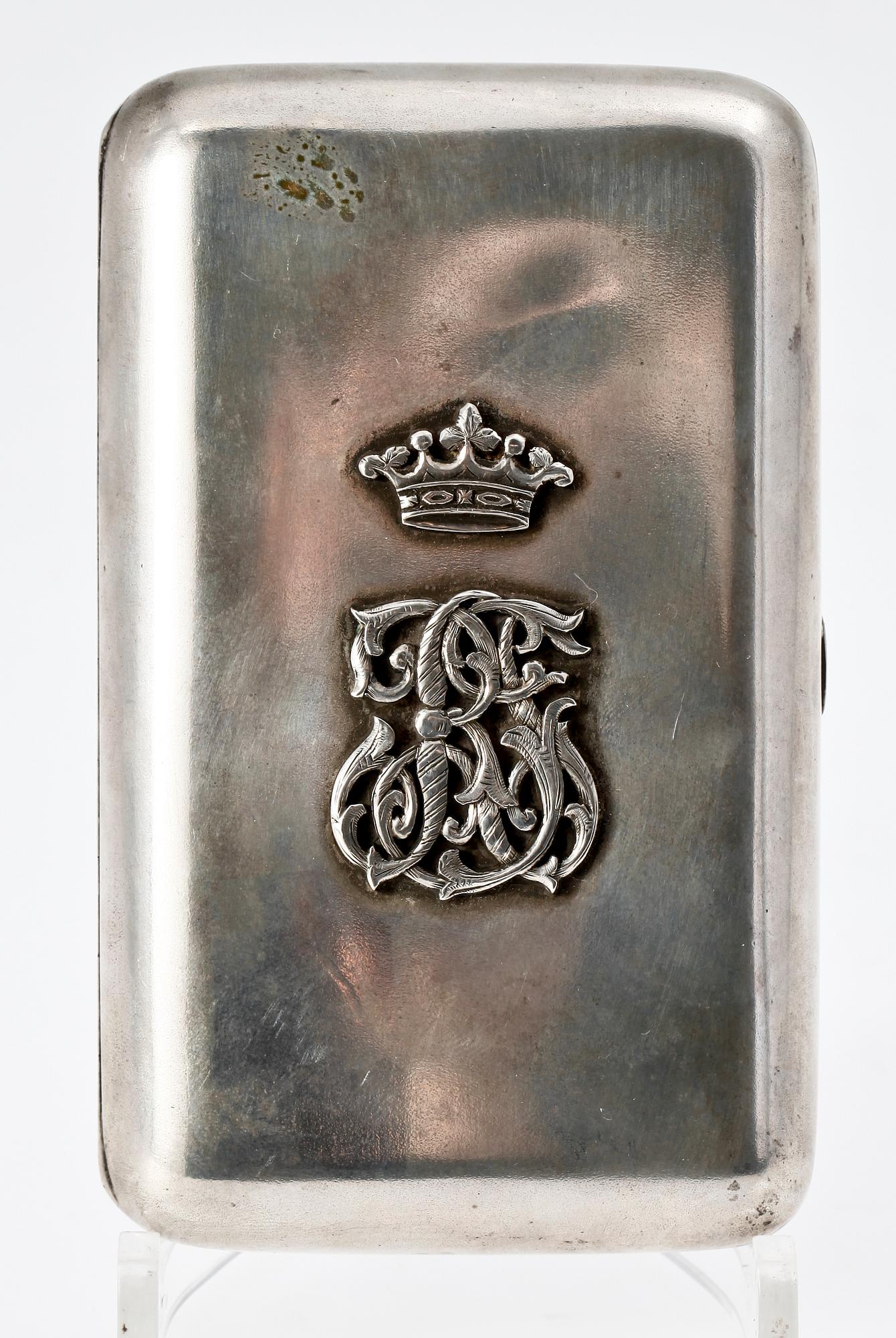 DOSA, silver, St Petersburg Ryssland, 1800-talets slut. Vikt ca 210 gram.