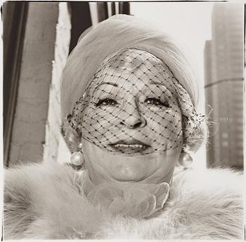 204. Diane Arbus, "Woman with a Veil on Fifth Avenue, N.Y.C 1968".