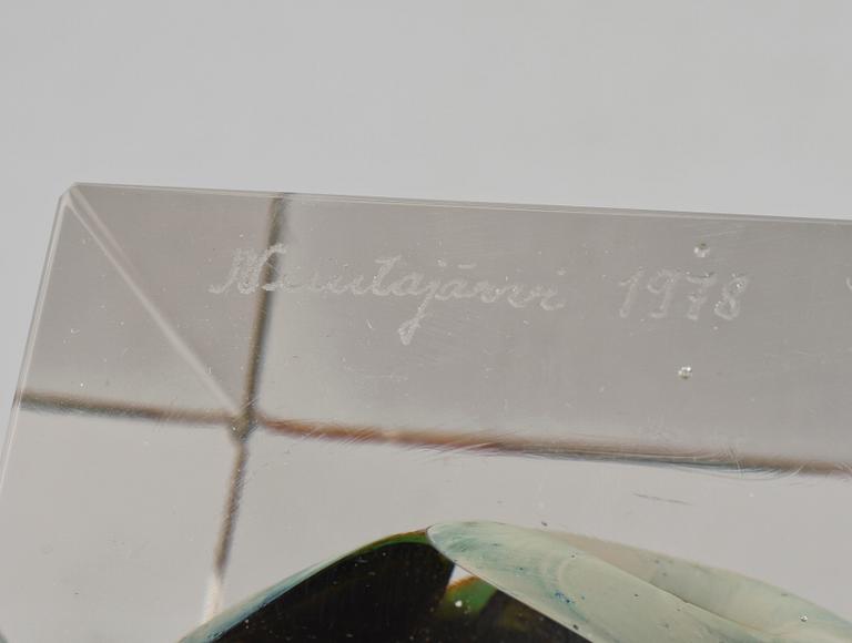 OBJEKT, glas, Oiva Toikka, Nuutajärvi, 1978.