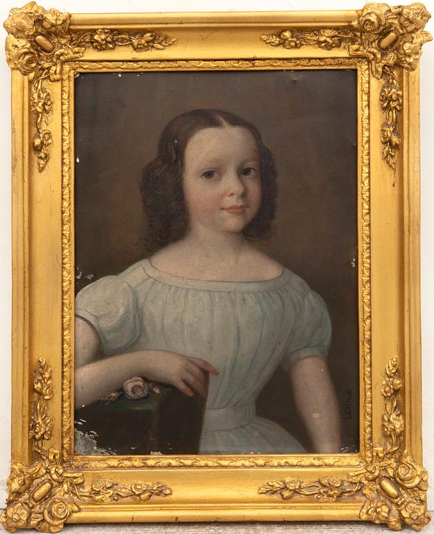 Unknown artist 19th century, Young girl.