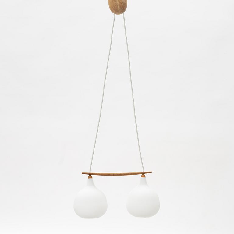 Uno & Östen Kristiansson, taklampa, Luxus, Vittsjö, 1960/70-tal.