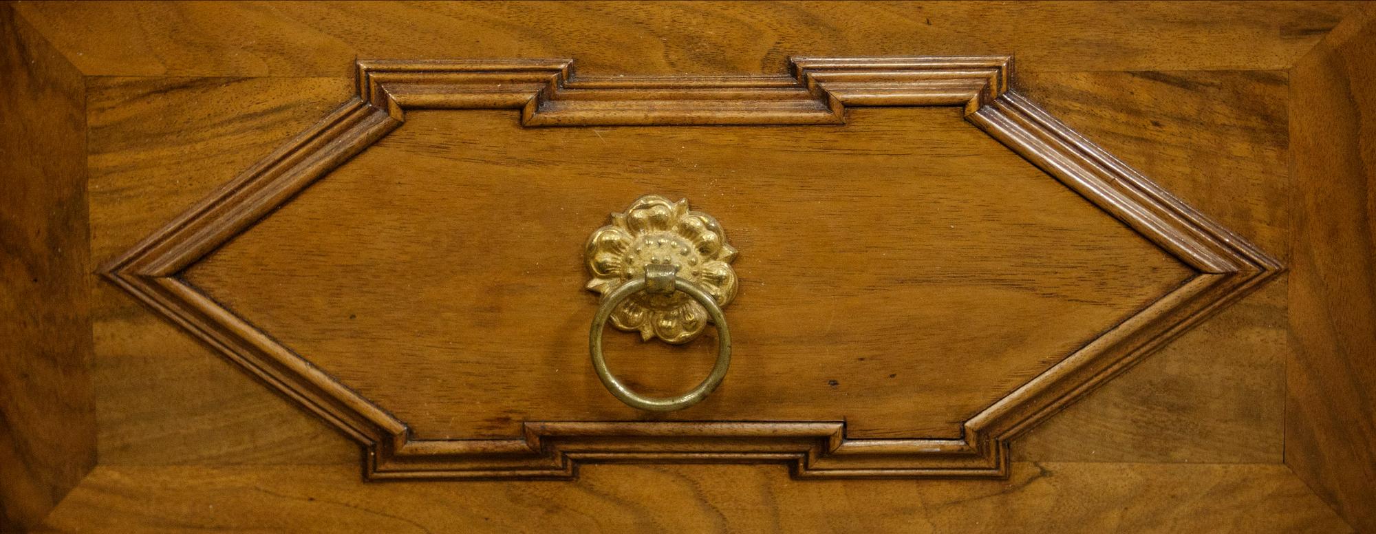 SALSSKÅP, barockstil, s.k Hamburgskåp, 1800-talets mitt/ slut.
