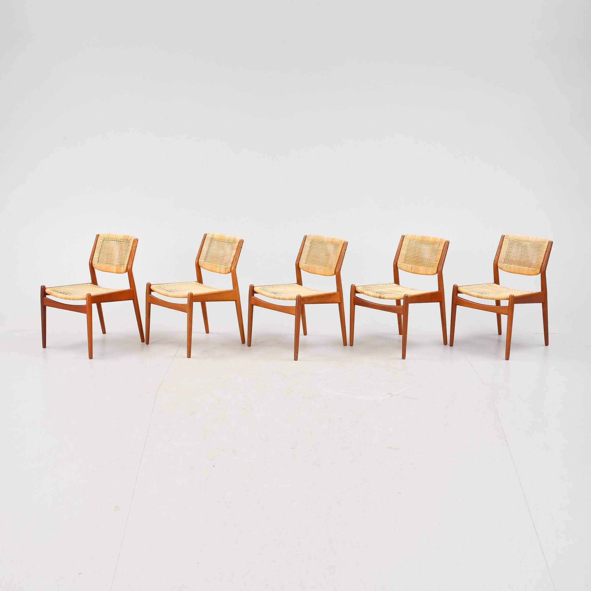STOLAR, 5 st, Arne Vodder och Anton Borg, Sibast, 1960-tal.