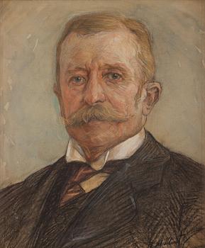 885. Hilma af Klint, Portrait of Viktor Almquist.