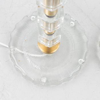 A pair of mode 531 floor lamps, Nybro Armaturfabrik, Sweden, 1960's.