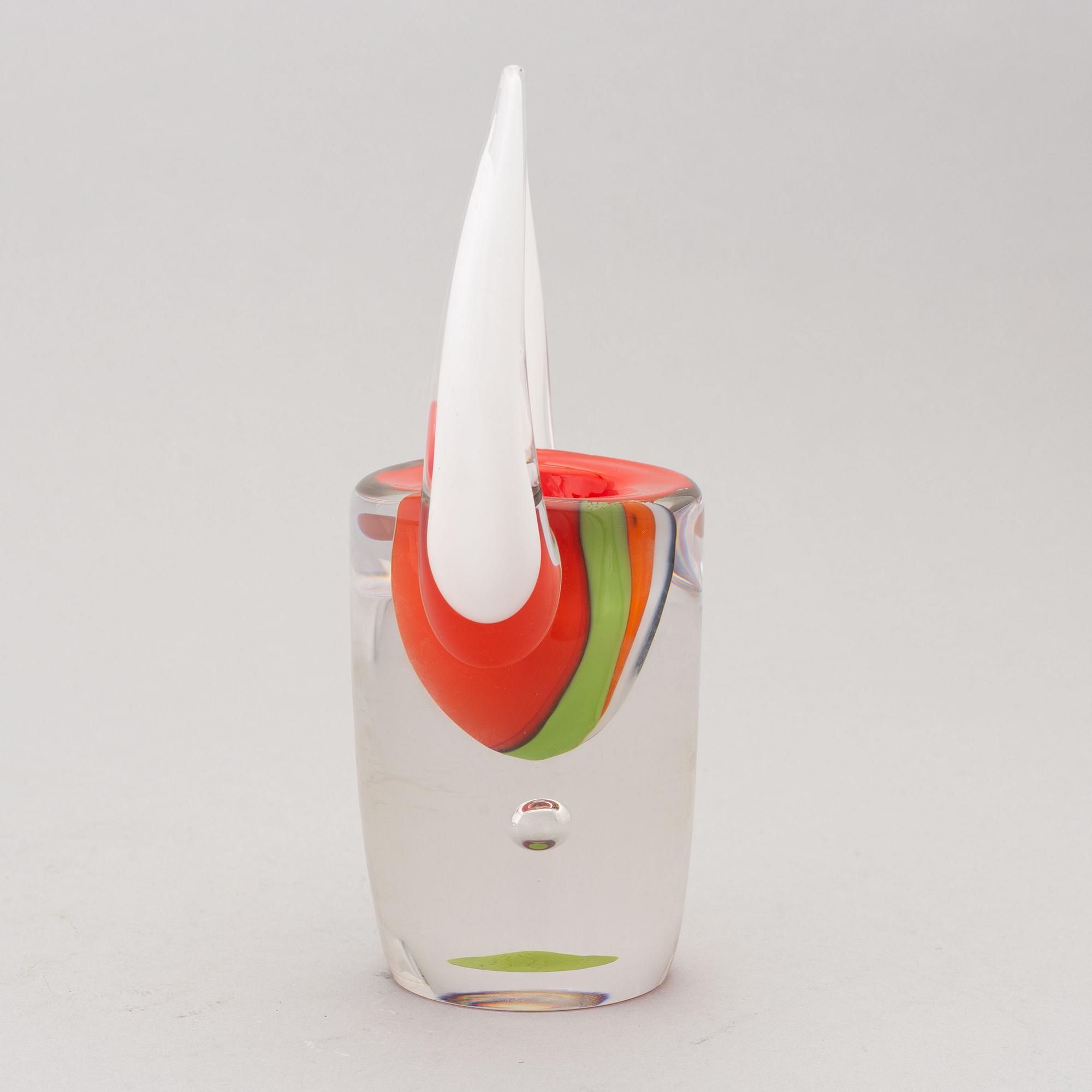 Erik Höglund, a glass sculpture, signed and numbered, Bergdala, 2012.