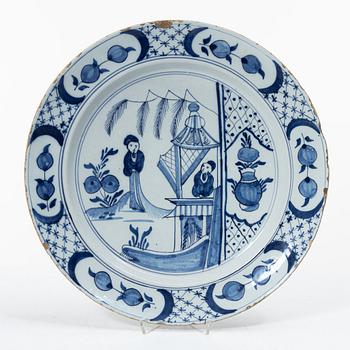 Fat, 4 st, porslin, Kina, Qingdynastin, 1700-tal.