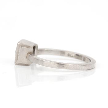 WIWEN NILSSON, Lund 1960. Ring platina med briljantslipad diamant.