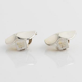 Lapponia, earrings, silver, 1984.