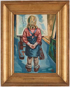 Otte Sköld, oil on canvas, Signed Otte. Executed 1933.