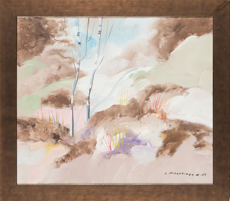 Lasse Marttinen, oil on canvas, signed and dated -82.