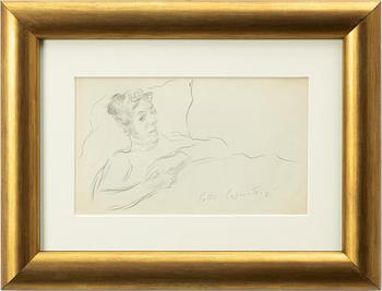 Lotte Laserstein, Reclining Woman.