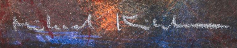 MIKAEL KIHLMAN, färglitografi, signerad.