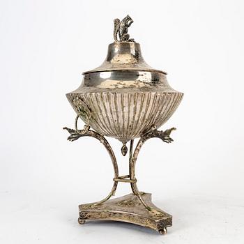 Magnus Fryberg sockerskålar ett par Empire, silver Jönköping 1816.