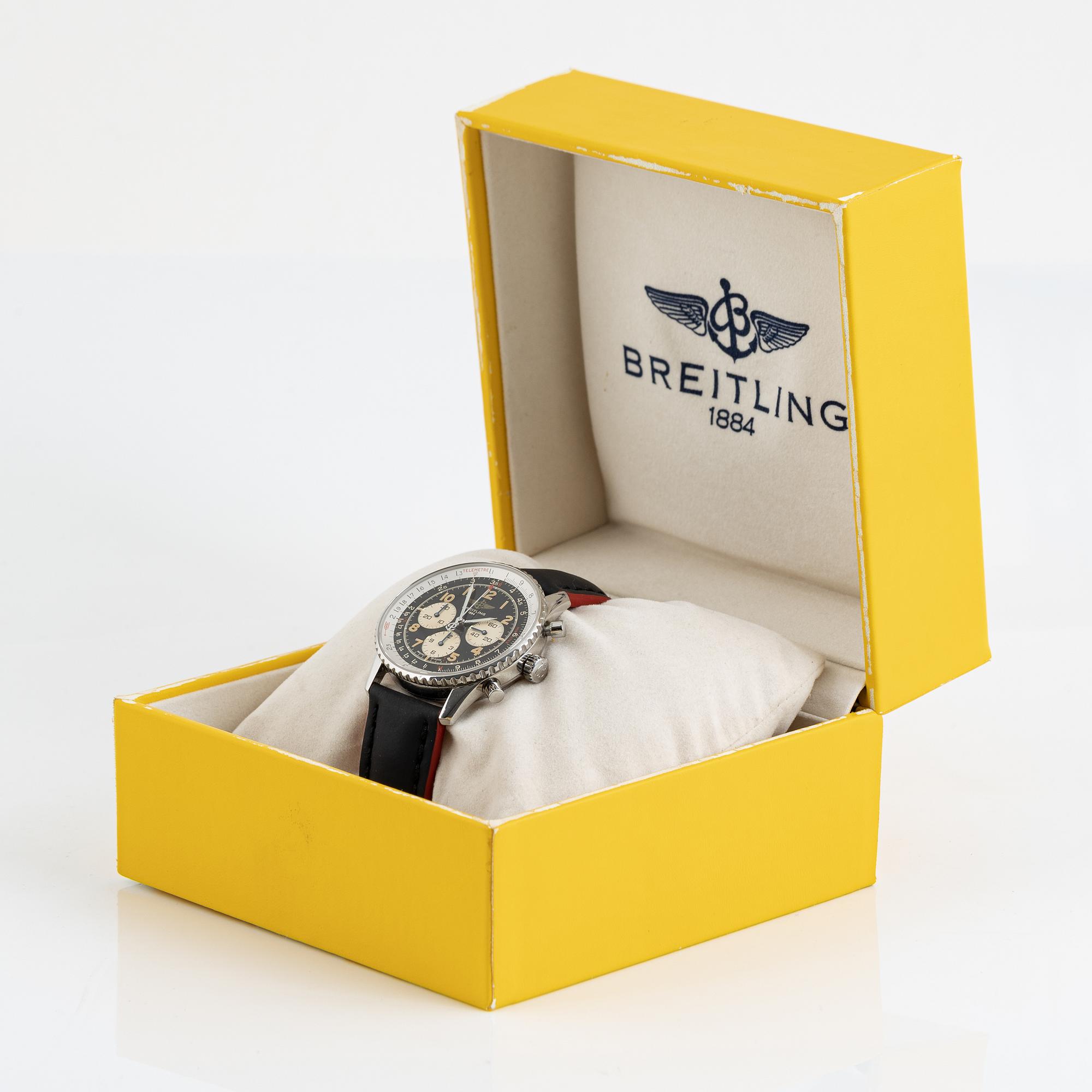 Breitling, Navitimer, 92, chronograph, wristwatch, 38 mm.