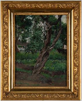 Gerda Tirén, oil on canvas laid on board, signed Gerda Rydberg.
