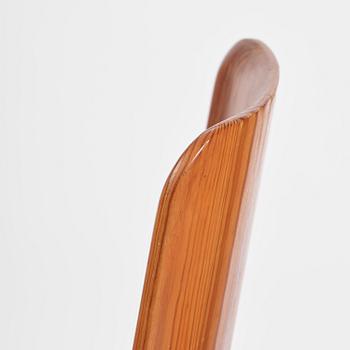 Axel Einar Hjorth, a set of ten stained pine "Lovö" chairs, Nordiska Kompaniet, Sweden, 1930s.