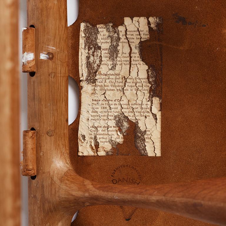 Poul Hundevad, a stool, 'Guldhøj' by Vamdrup, Denmark 1960s.