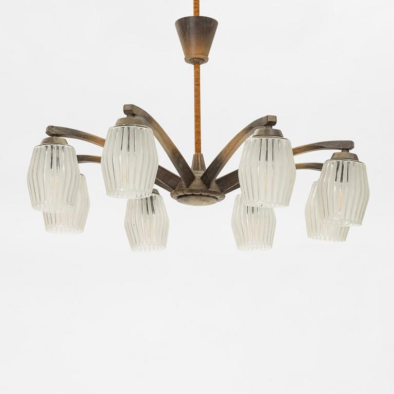 A ceiling lamp from the first half of the 20th century.