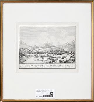 ETSNING samt GRAFISKT TRYCK. Efter JF Martin resp Akvel.