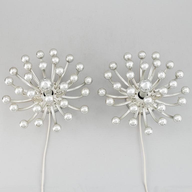 A pair of 'Pistillo' wall lamps by Valenti Italy.