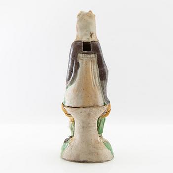 Guanyin glazed earthenware China Kangxi (1662-1722).