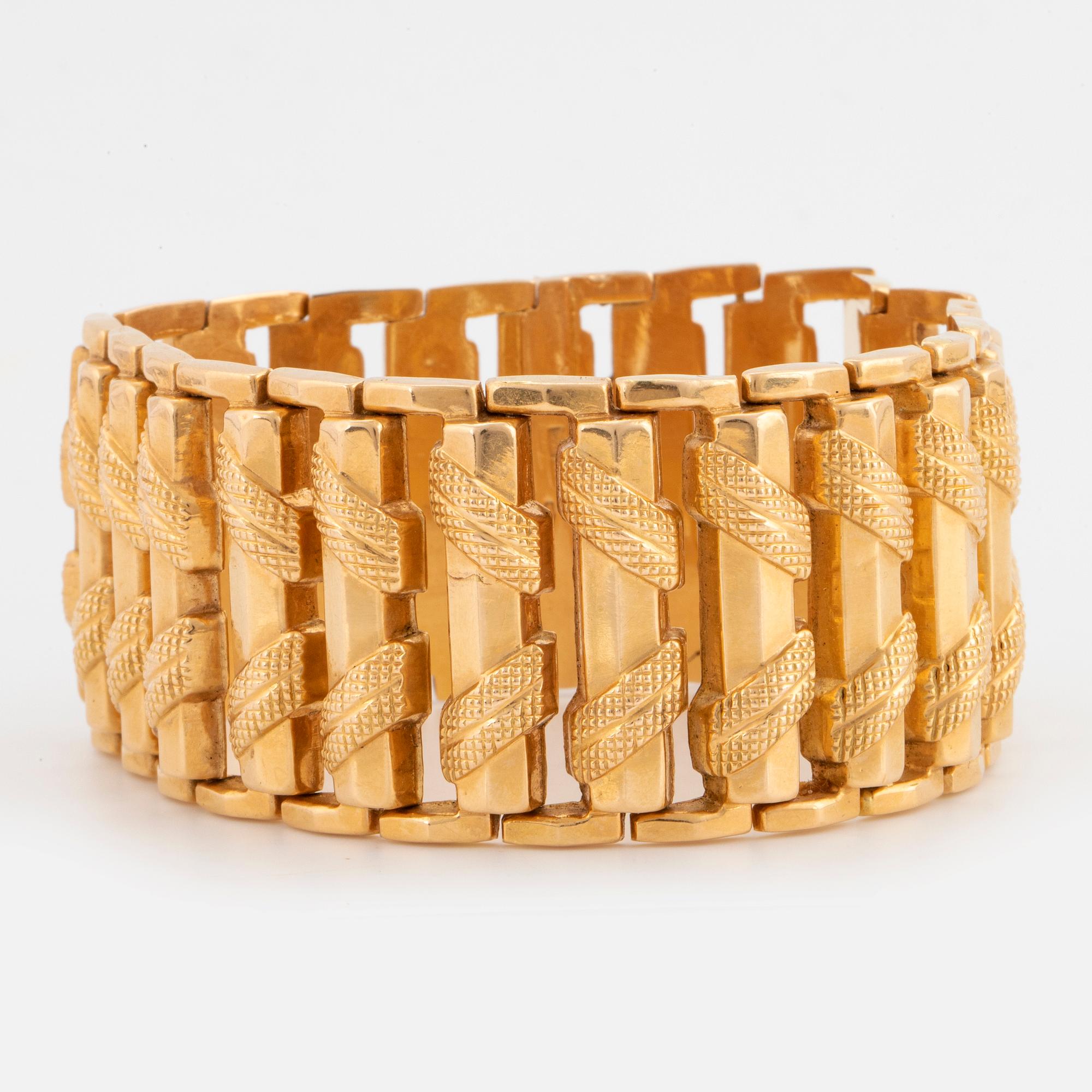 ARMBAND, 18K guld, Italien.