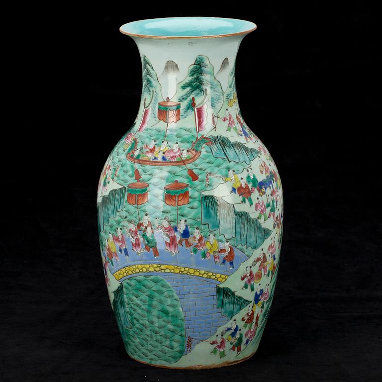 GOLVVAS, porslin, Kina 1800-talets slut.