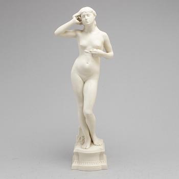 PER HASSELBERG, after. A porcelain sculpture from Gustafsberg,  dated 99.