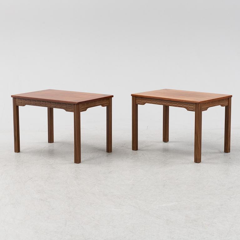 Sidobord, ett par, Alberts, Tibro, 1970-tal.