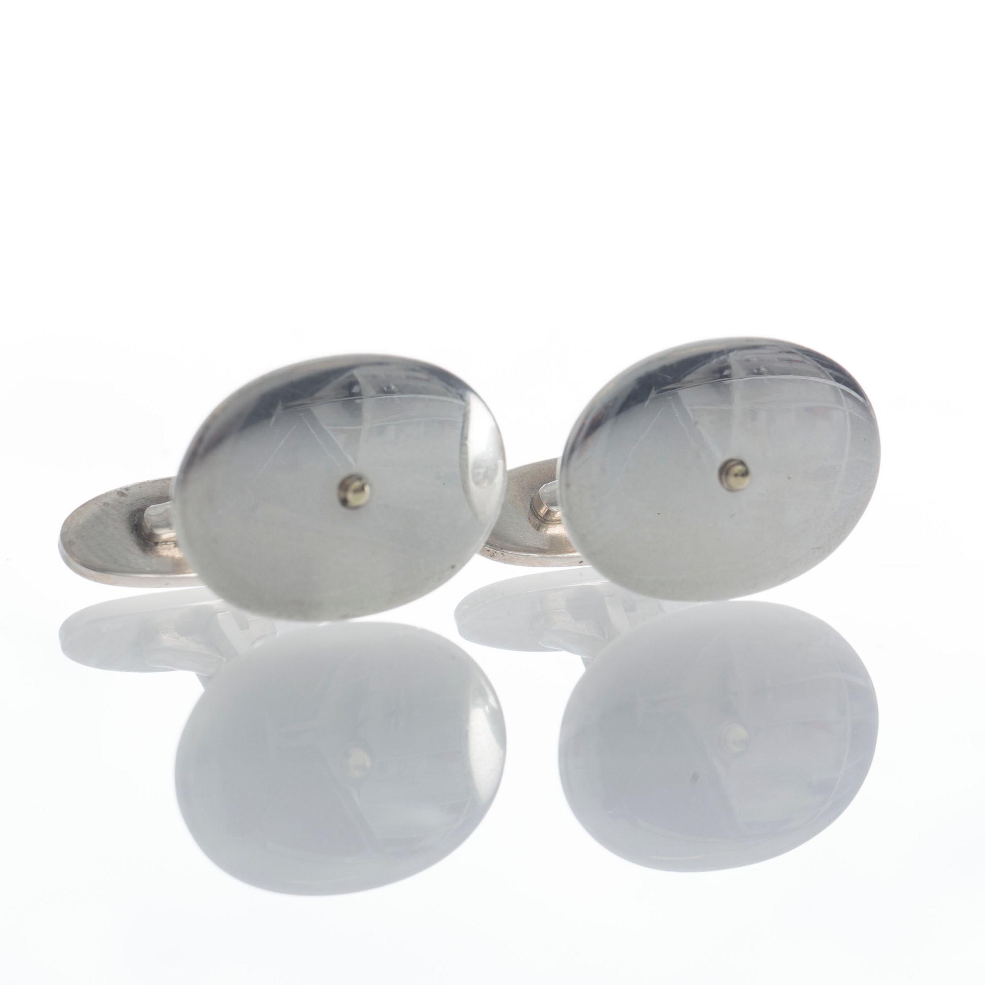 MANSCHETTKNAPPAR, Georg Jensen, Danmark, sterlingsilver.