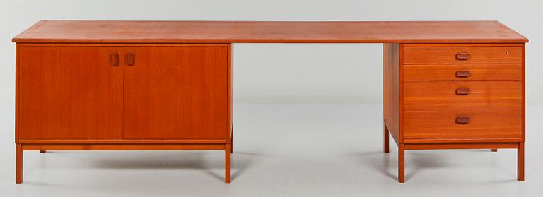 SKRIVBORD/BOKHYLLA, Ulfa-serien, Sten Engdahl och Tage Olofsson, Ulferts, Tibro, 1950/60-tal.