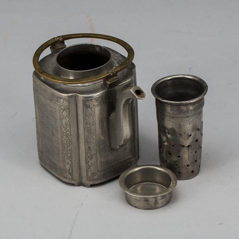 TEKANNA, Kina, tenn, 18/1900-tal.
