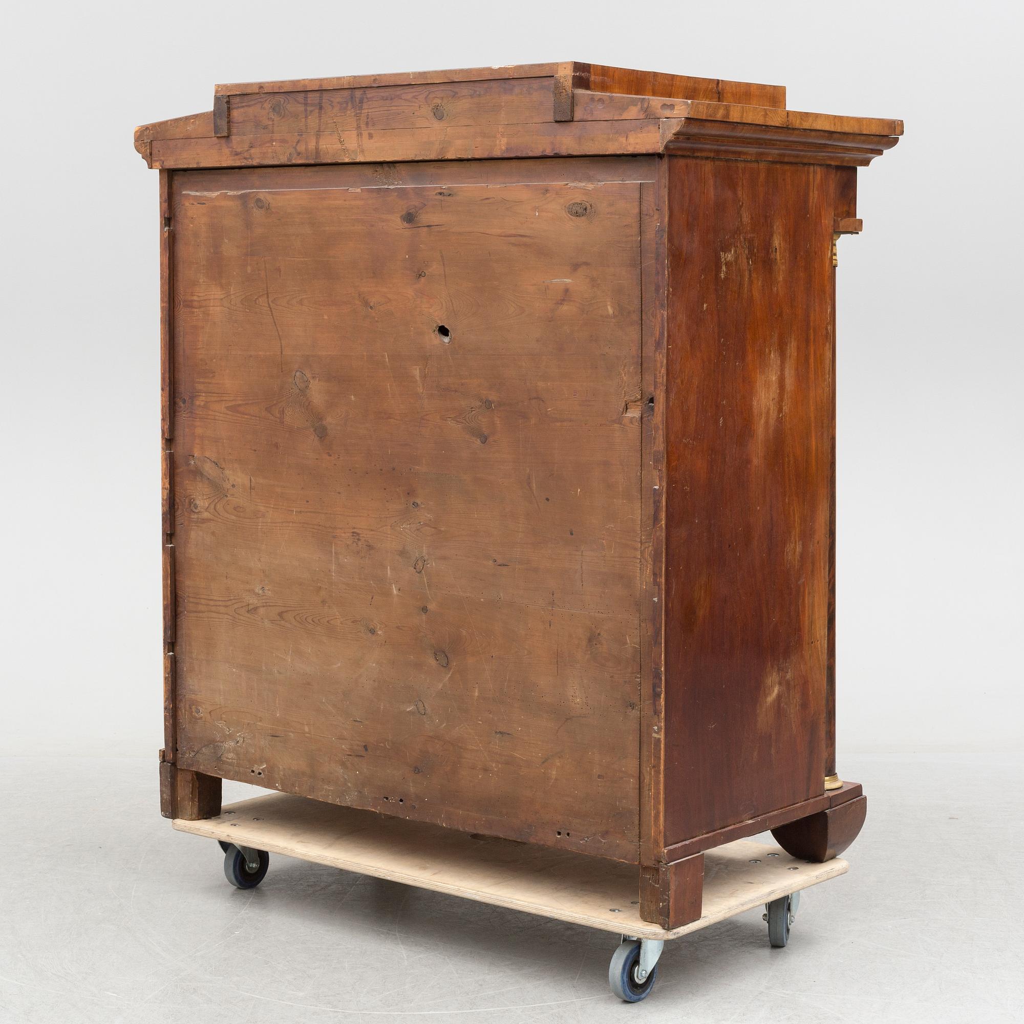 A Swedish Empire chiffonier, early 19th century.