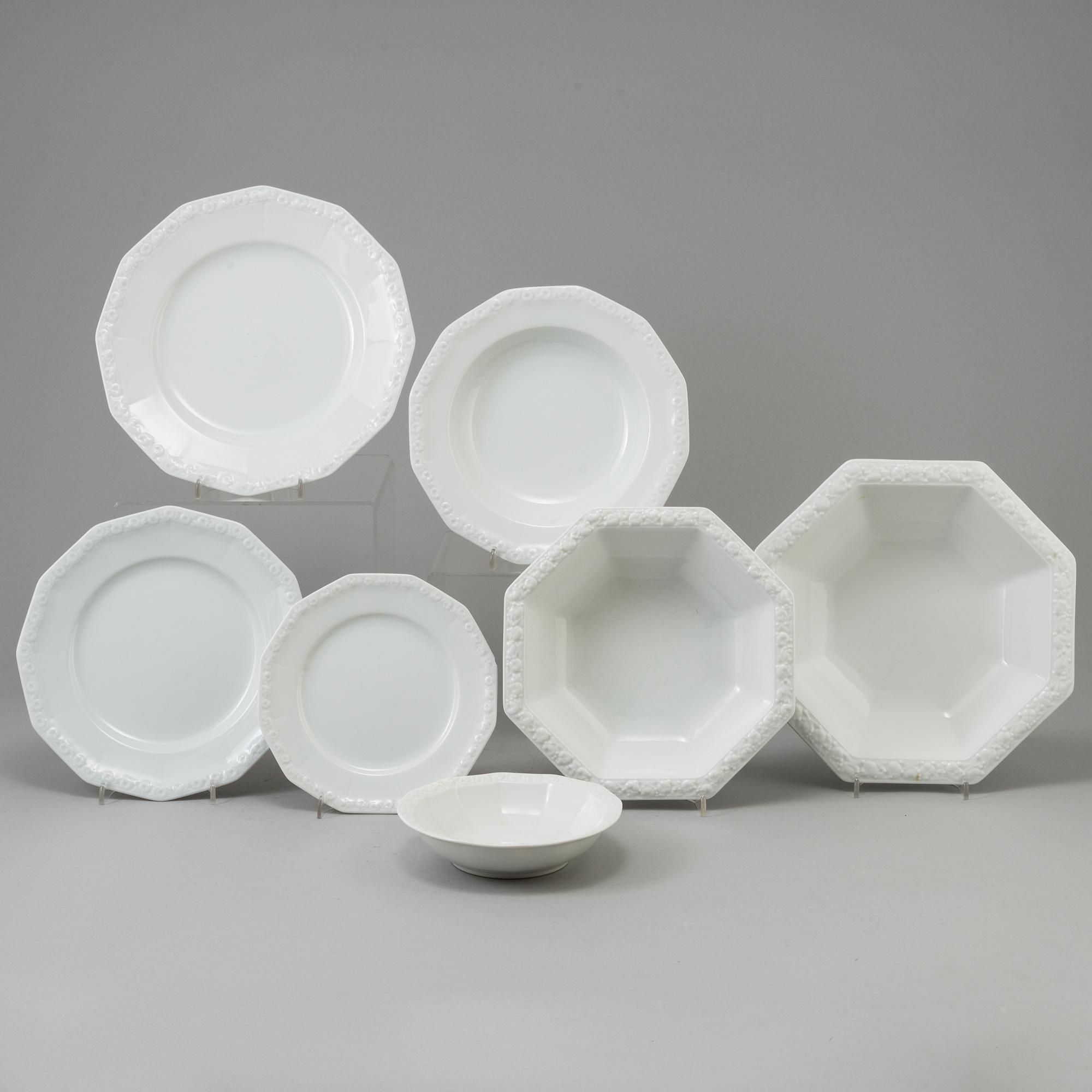A 78 part coffee and dinner service, 'Classic Rose', by Rosenthal, second half of the 20th century.