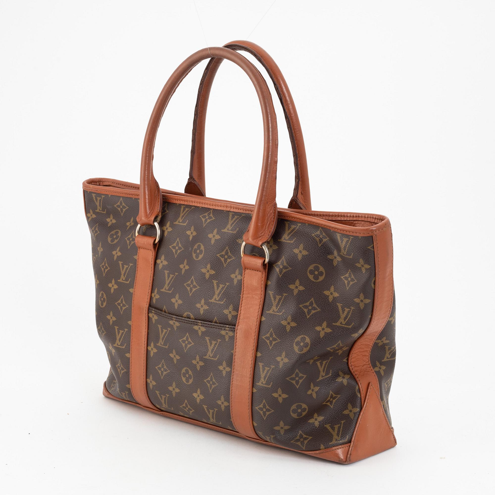 Louis Vuitton, a monogram canvas tote bag, 1970's.