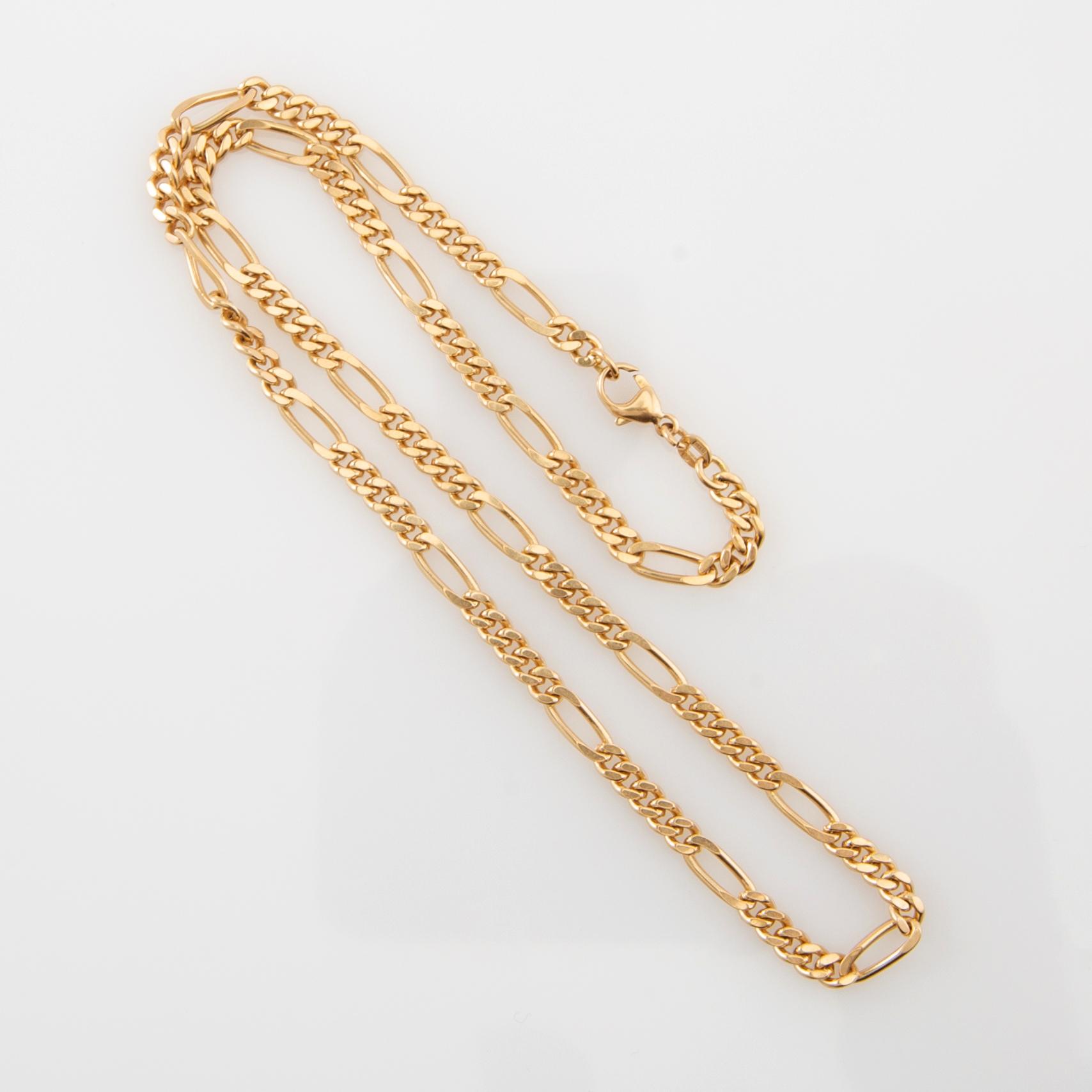 Necklace, Panzer link, 18K gold.