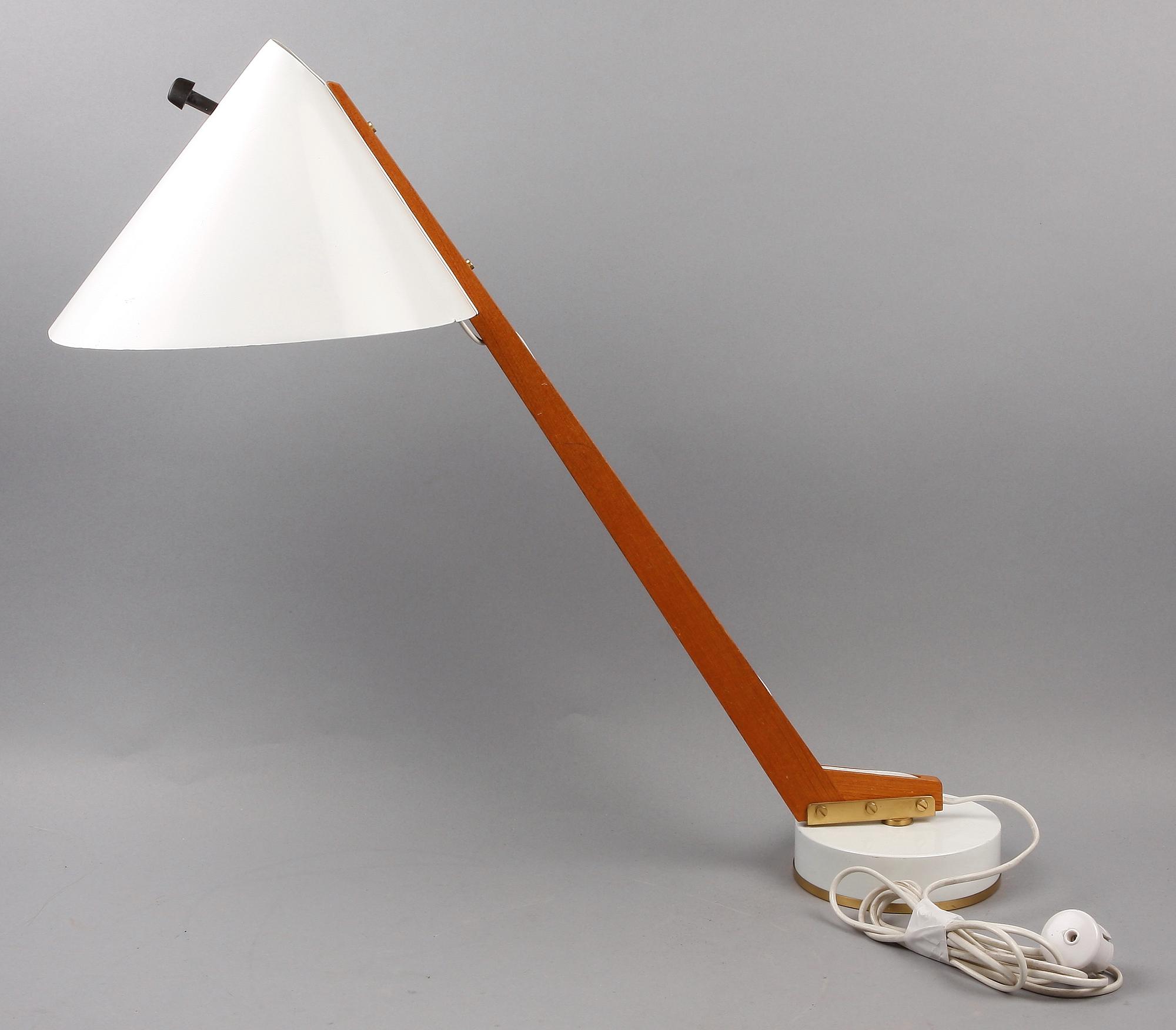 SKRIVBORDSLAMPA, Hans Agne Jakobsson, Markaryd, 1950-tal.