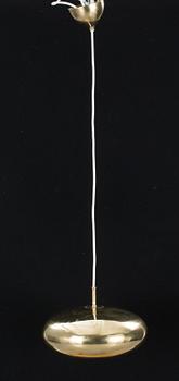 TAKLAMPA, mässing. 1900-talets andra hälft.