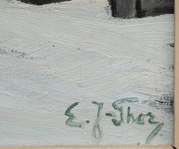 EMIL JOHANSON-THOR, olja på duk, signerad.