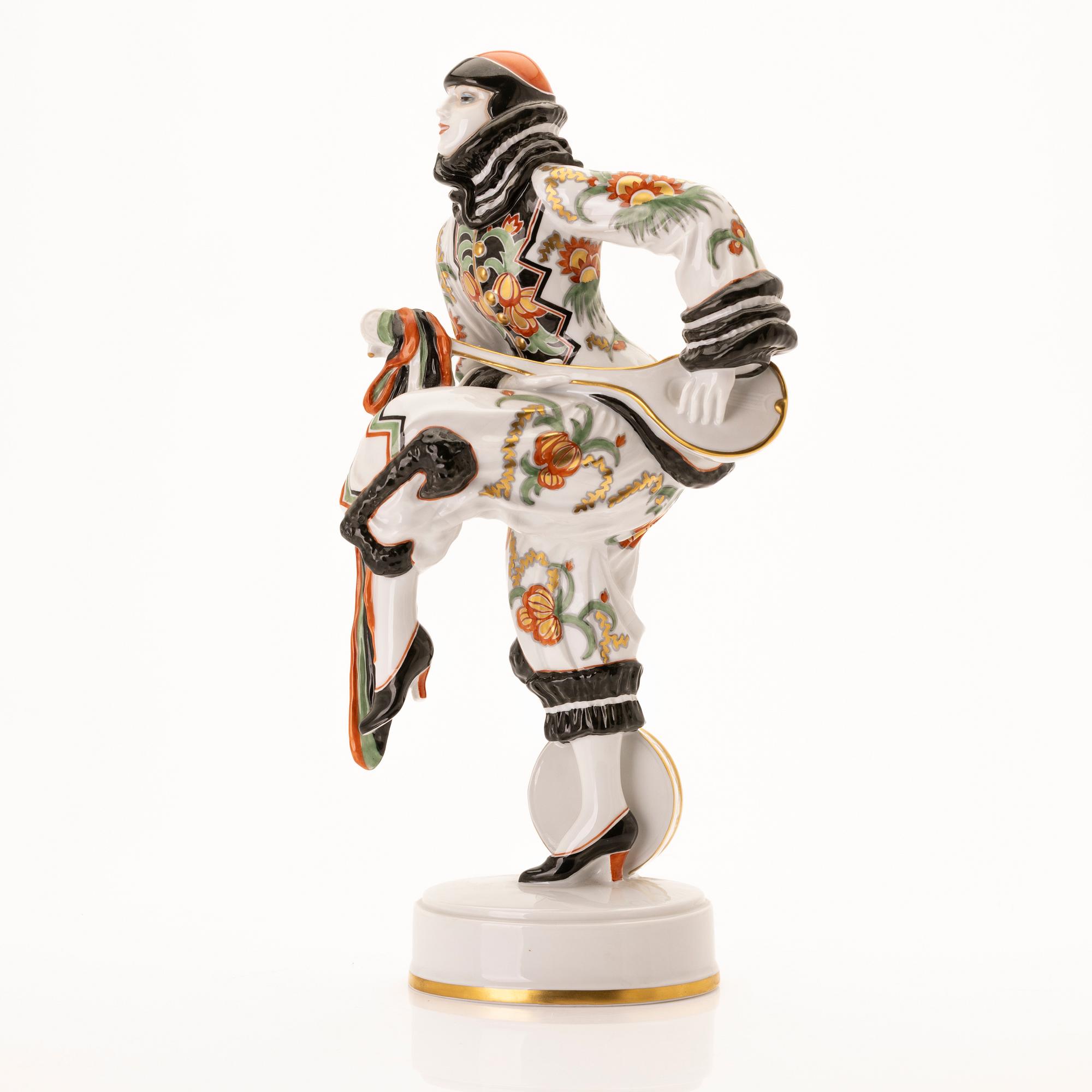 Constantin Holzer-Defanti, Figurine, “Lustiger March/Lena Amsel”, Rosenthal.