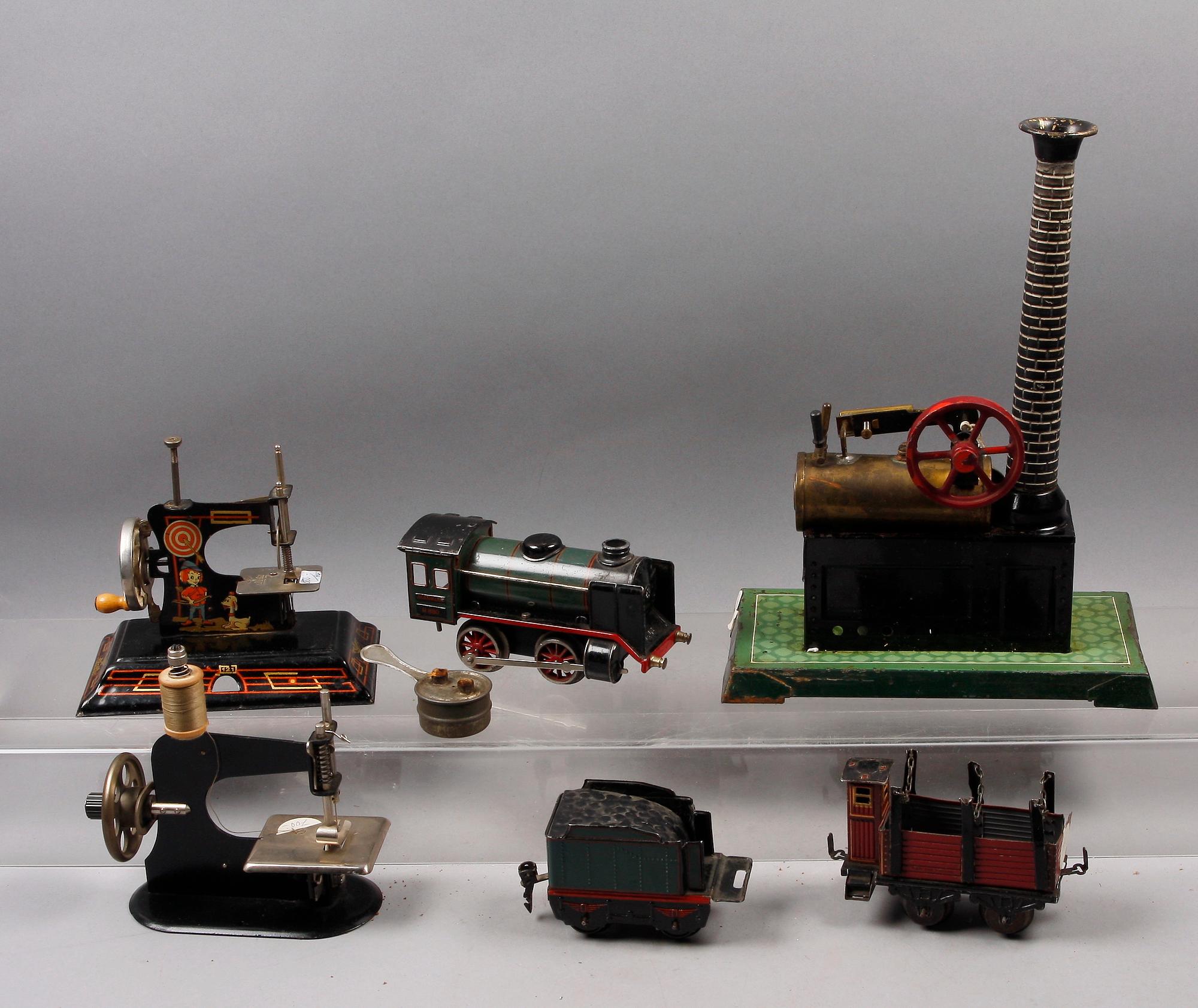 PARTI LEKSAKER, 6 delar. Bl.a Märklin och Bing.