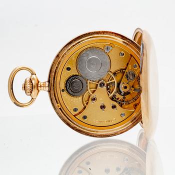 Longines, pocket watch, 50,5 mm, hunter.