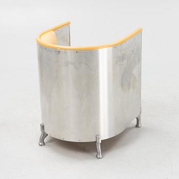 Mats Theselius, an 'Aluminium' armchair, Källemo, post-1990.