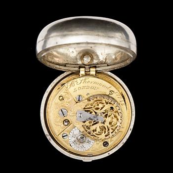 FICKUR, silver, Benjamin Sherwood, London, 1700-talets mitt.