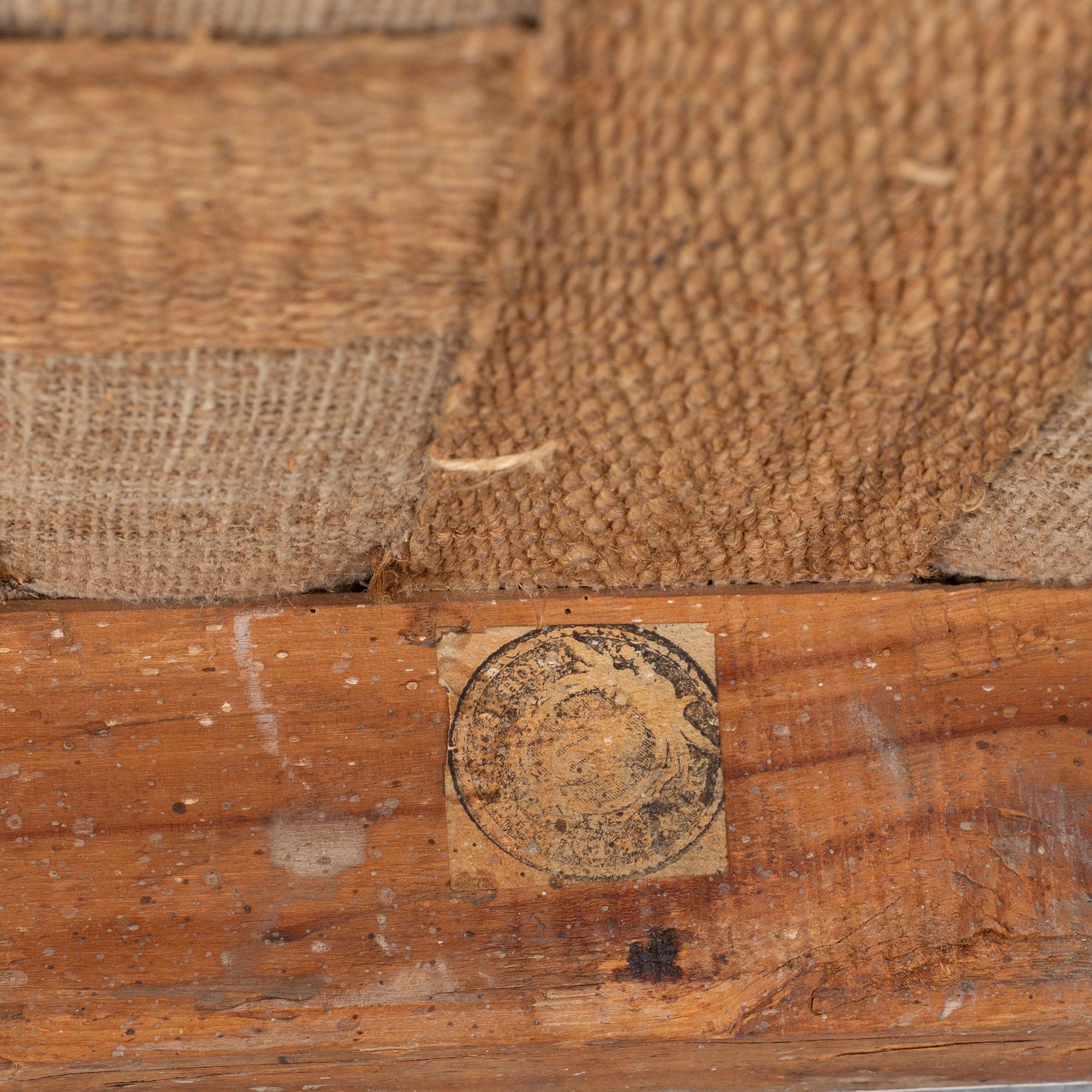 Armchair, by Ephraim Ståhl, (master in Stockholm 1794-1820). Late Gustavian.