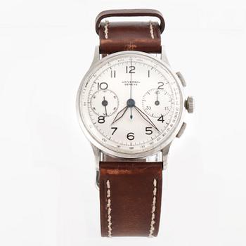 UNIVERSAL, wrist watch, 35 mm, chronograph.