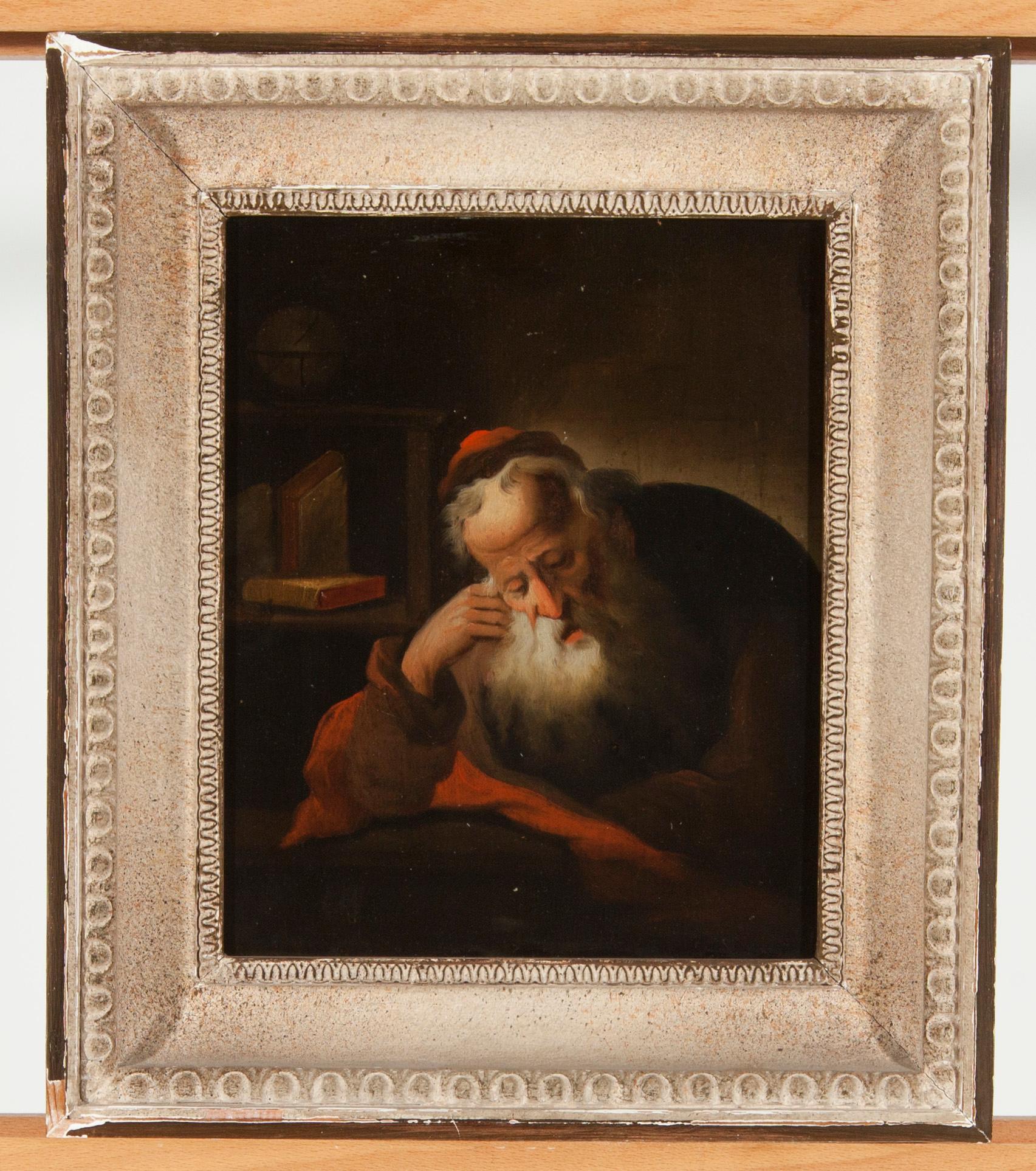OKÄND KONSTNÄR, 1800-tal, olja på pannå.