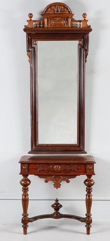 SPEGEL med KONSOLBORD, 1800-talets slut.