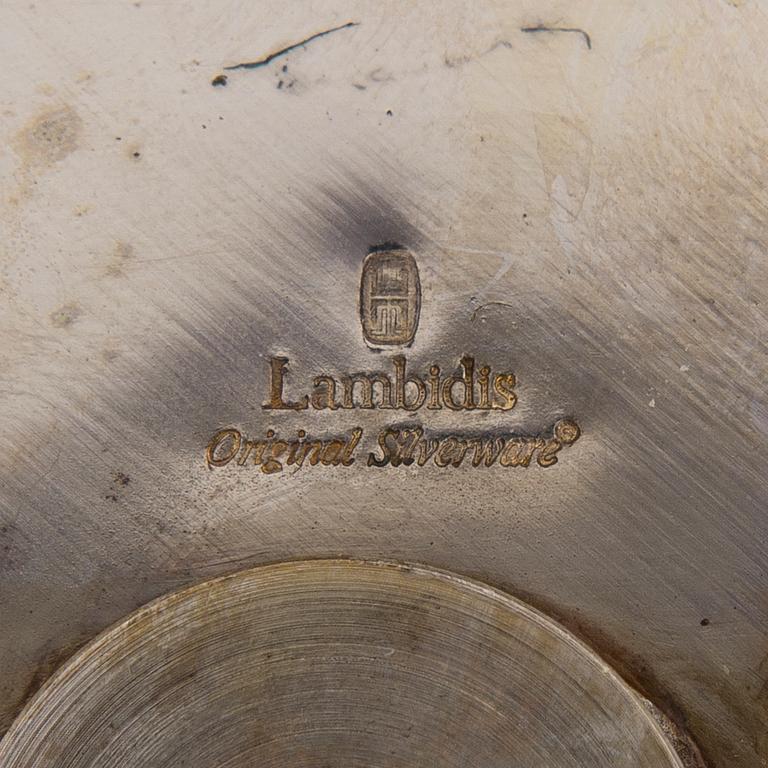 A CHAMPAGNE COOLER,  Lambidis original silverware, metal.